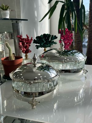 Chocolate bowl set with cover