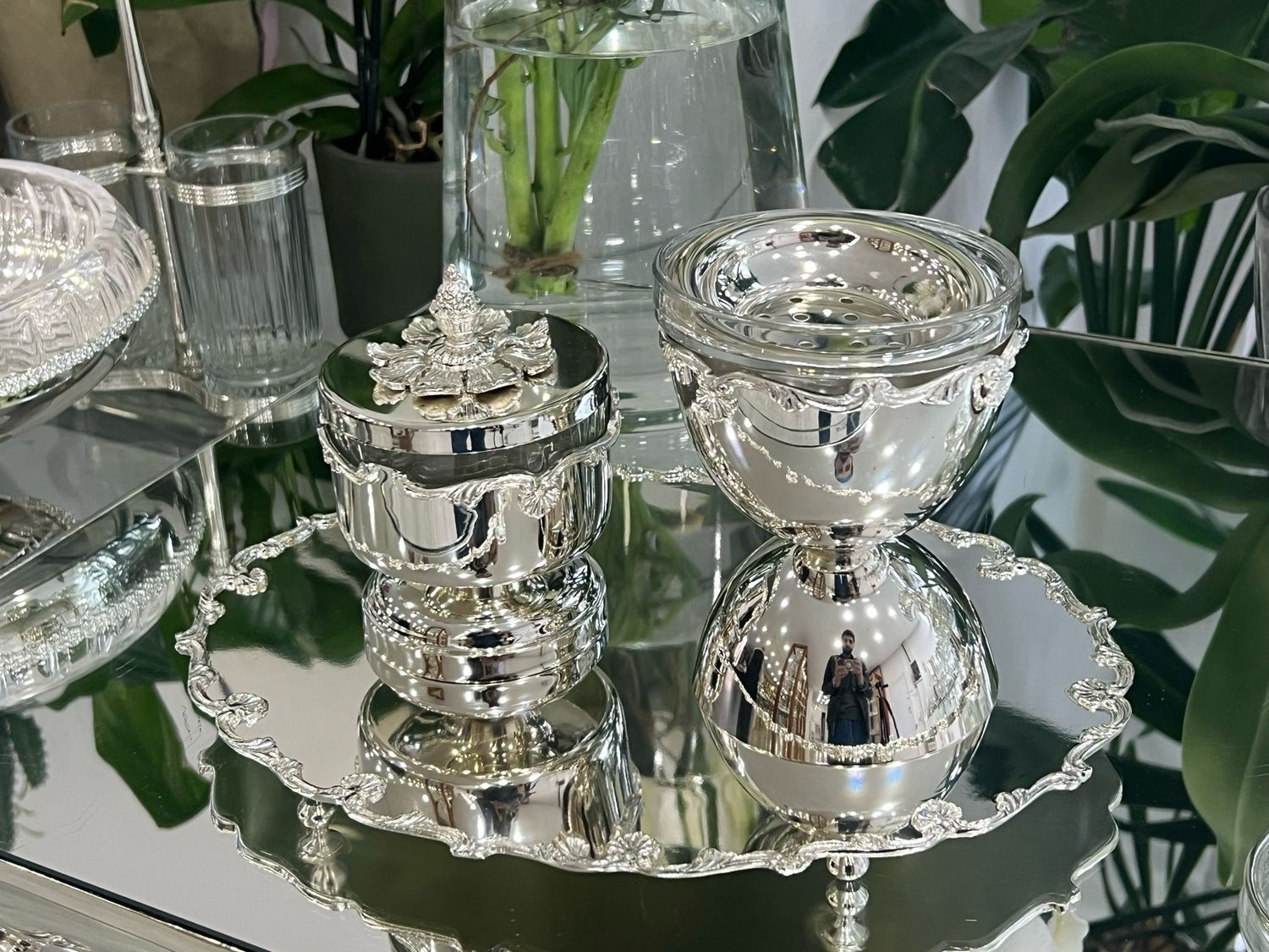 Luxury Incense Set – Esterdie Model – 3 Pieces (Burner, Incense Box &amp; Tray)
