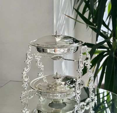 Two-Tier Luxury Food Warmer 