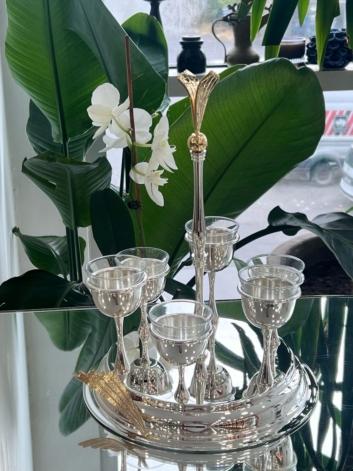 Six-Cup Coffee Holder – Yelpaze Model