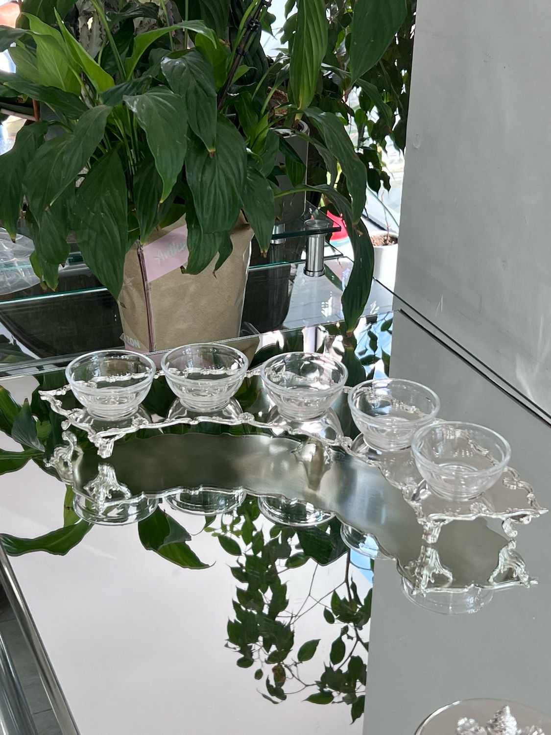 5-Piece Crescent Serving Tray - istiridye model