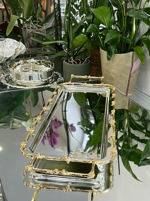 Luxury Rectangular Serving Tray – 50×20 cm