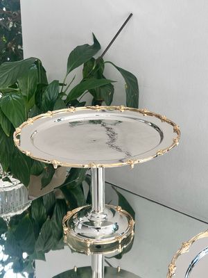 Luxury Double-Tier Serving Stand Set – Gül Model