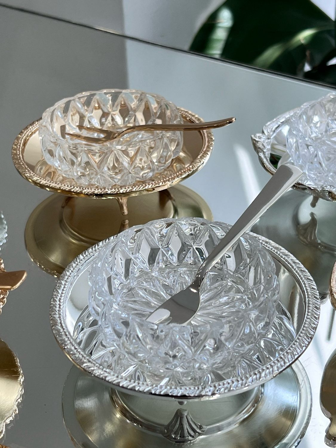 İngiliz Model – Classic Silver-Plated Dessert Dish