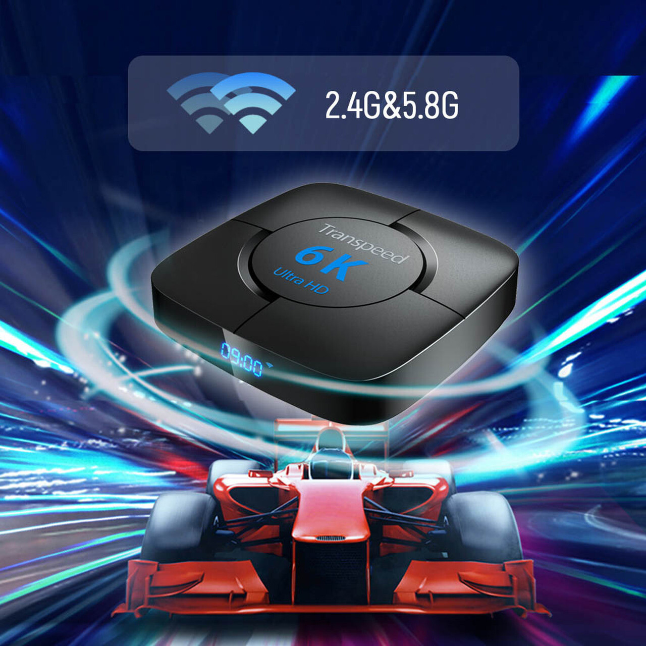 Transpeed Android 10.0 Tv Box Voice Assistant