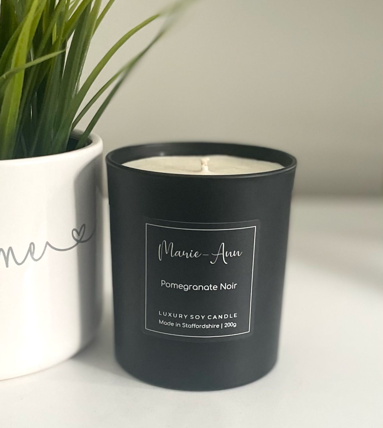Pomegranate Noir Black Candle