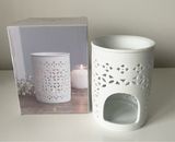 White Cut Out Oil Burner