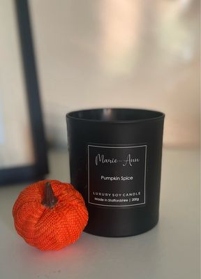 Pumpkin Spice Black Candle