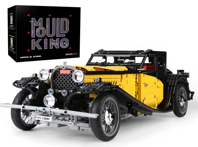 Mould King 13080 50T Classic Car Building Kits, MOC Building Blocks Set Model to Build, Gift Toy for Kids Age 8+ /Adult Collections Enthusiasts(3564 Pieces, Static Versionl)