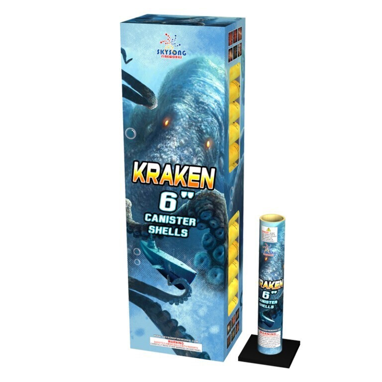 KRAKEN 6" CANISTER SHELLS