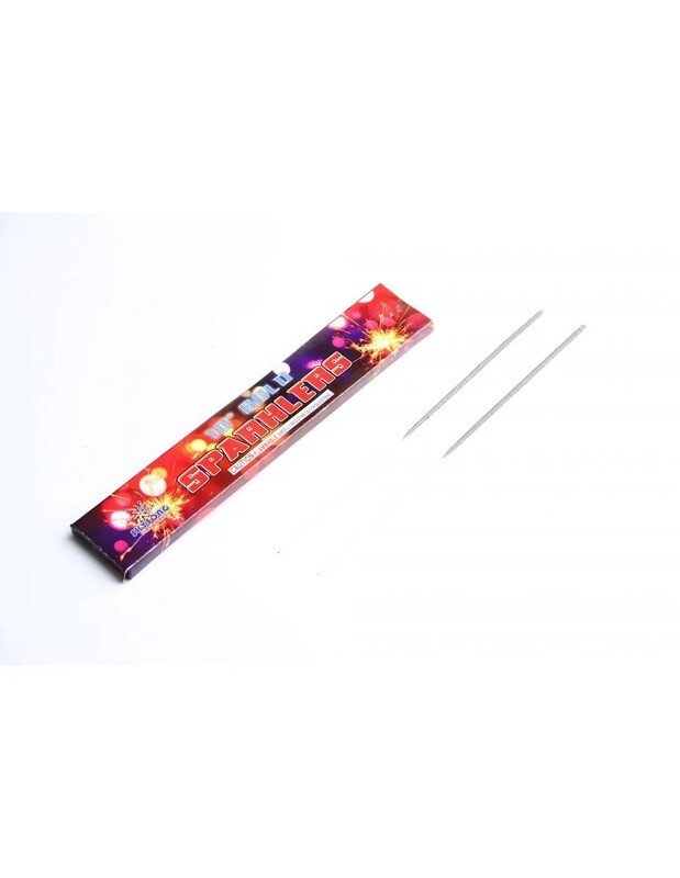 10" GOLD SPARKLERS - METAL