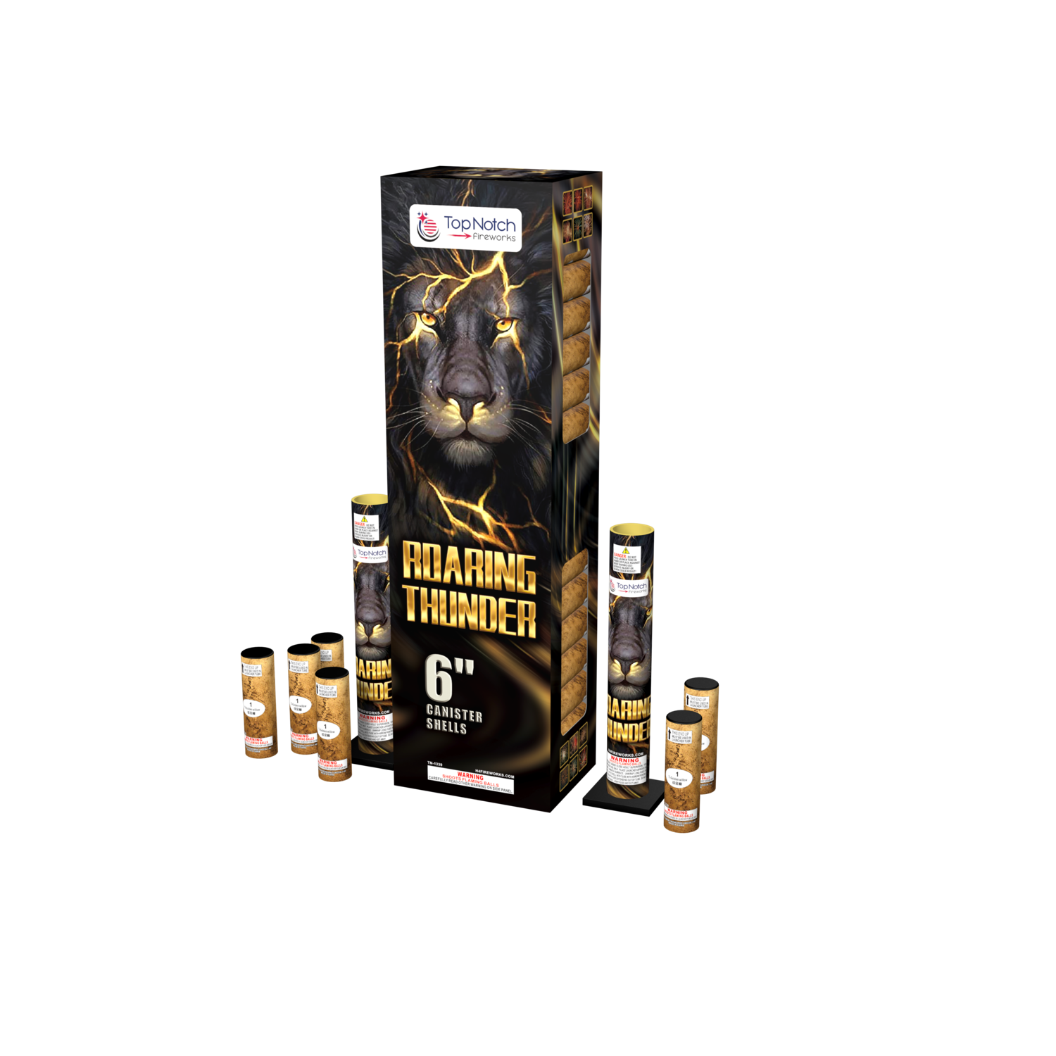 ROARING THUNDER 6IN CANISTER SHELLS