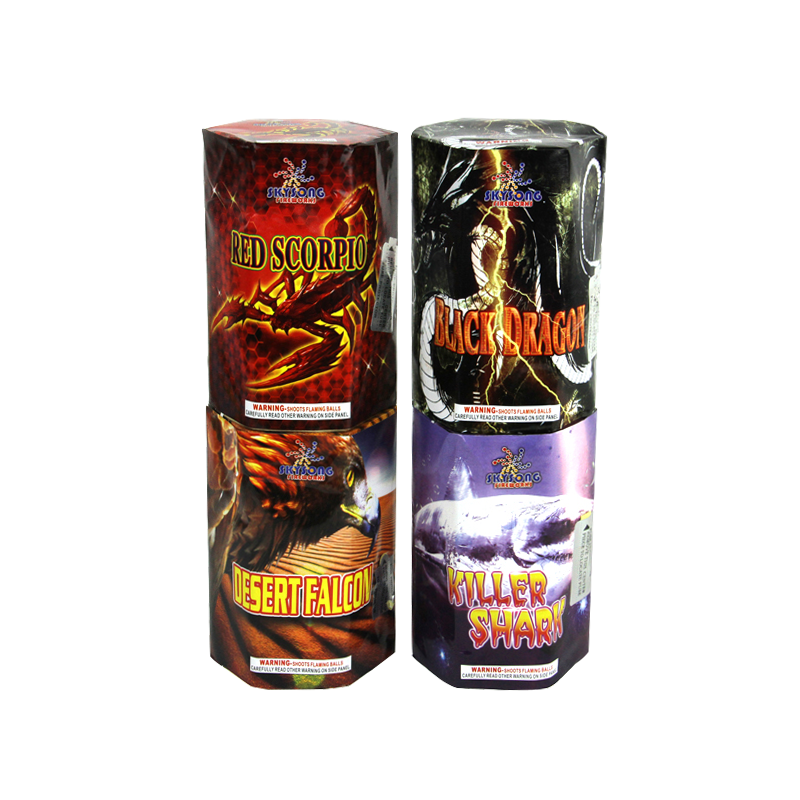 DESERT FALCON/BLACK DRAGON/RED SCORPIO/KILLER SHARK 6 SHOTS ASSORTED
