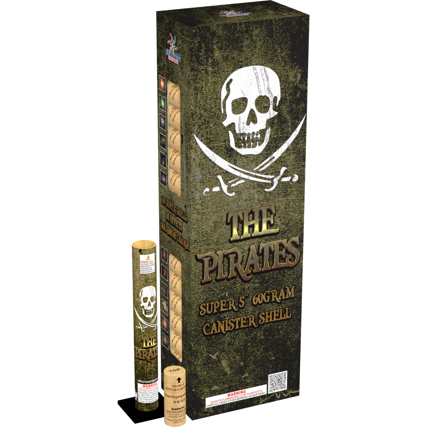 THE PIRATES 5IN CANISTER SHELLS