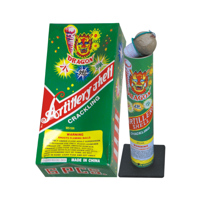 CRACKLING ARTILLERY SHELLS