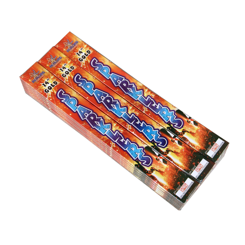 14IN GOLD SPARKLERS