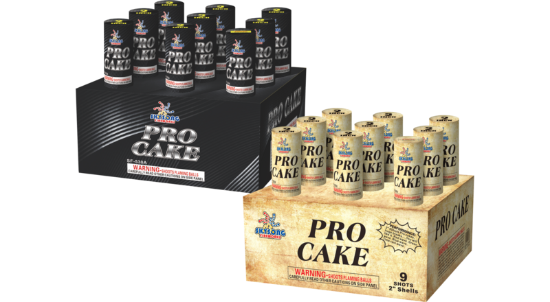 PRO CAKE 2IN 9 SHOTS