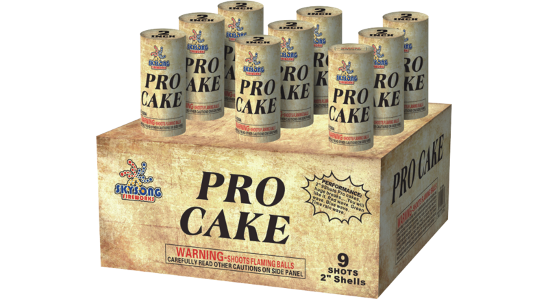 PRO CAKE 2IN 9 SHOTS