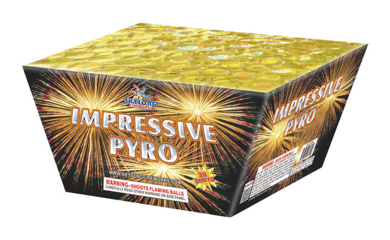 IMPRESSIVE PYRO 30 SHOTS