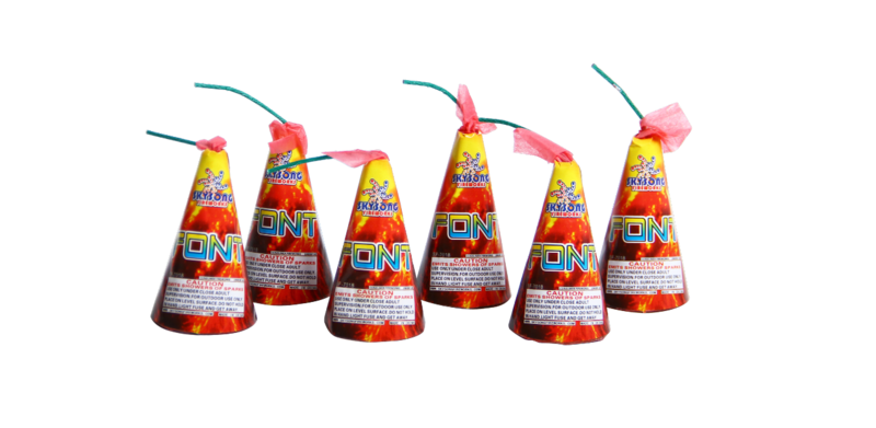 3IN CONE FOUNTAIN