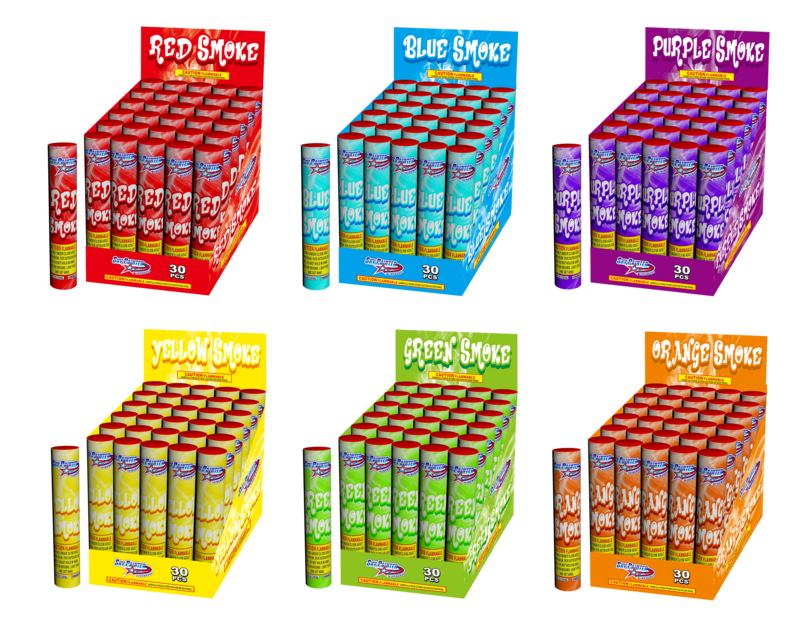 ASSORTED COLOR SMOKE TUBE