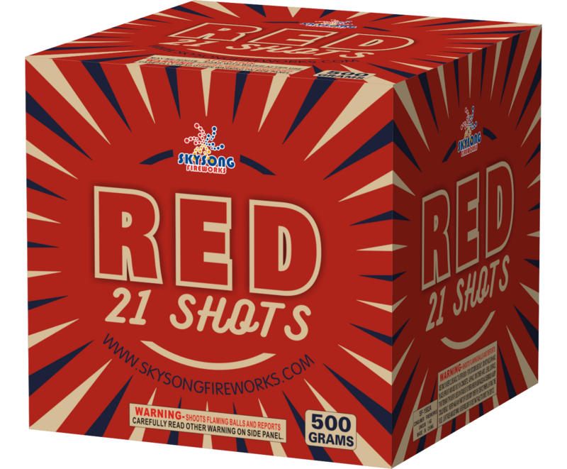 RED/WHITE/BLUE 21 SHOTS
