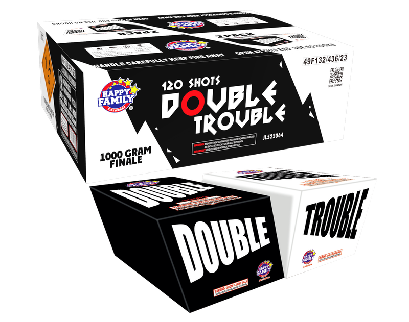 DOUBLE TROUBLE 60 SHOTS L/R TOTAL 120 SHOTS