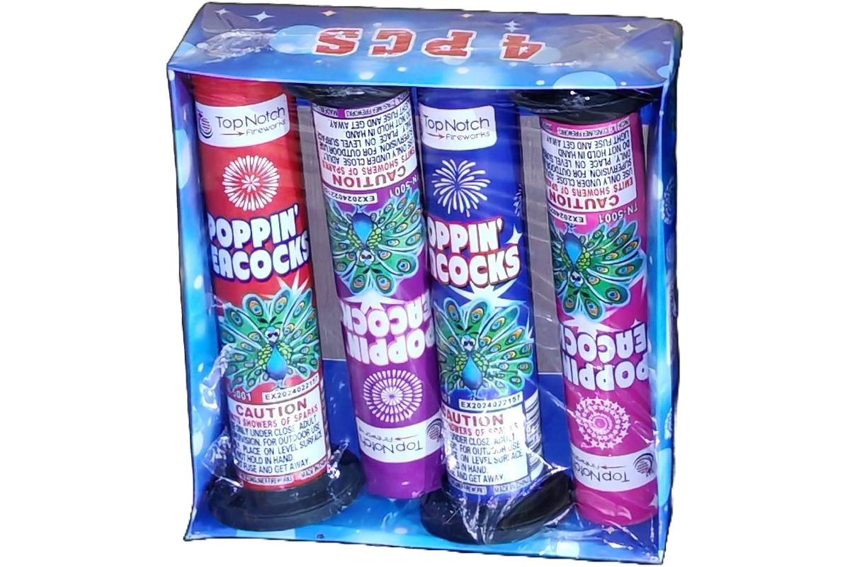 POPPIN' PEACOCKS