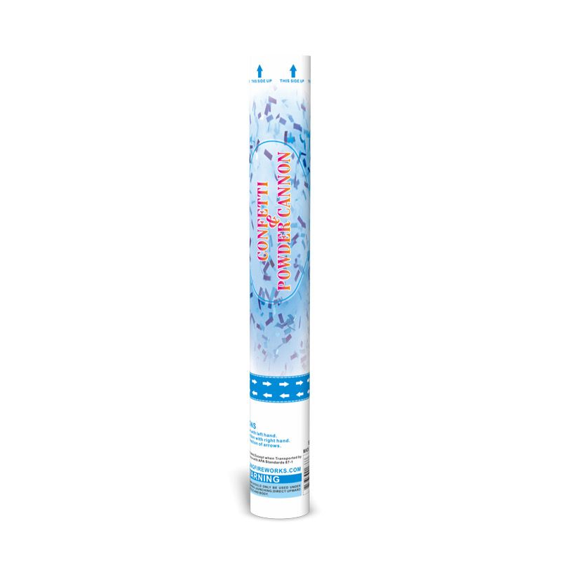 60CM CONFETTI + POWDER CANNON BLUE