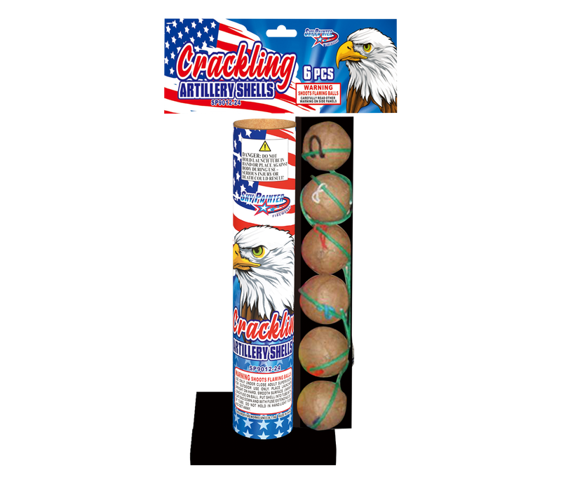 CRACKLING ARTILLERY SHELLS PVC PACK