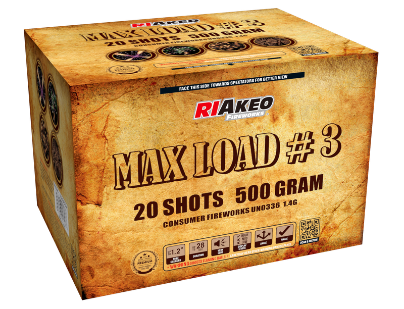 MAX LOAD 3 20 SHOTS