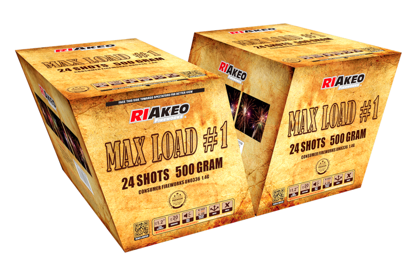 MAX LOAD 1 24 SHOTS L/R TOTAL 48 SHOTS