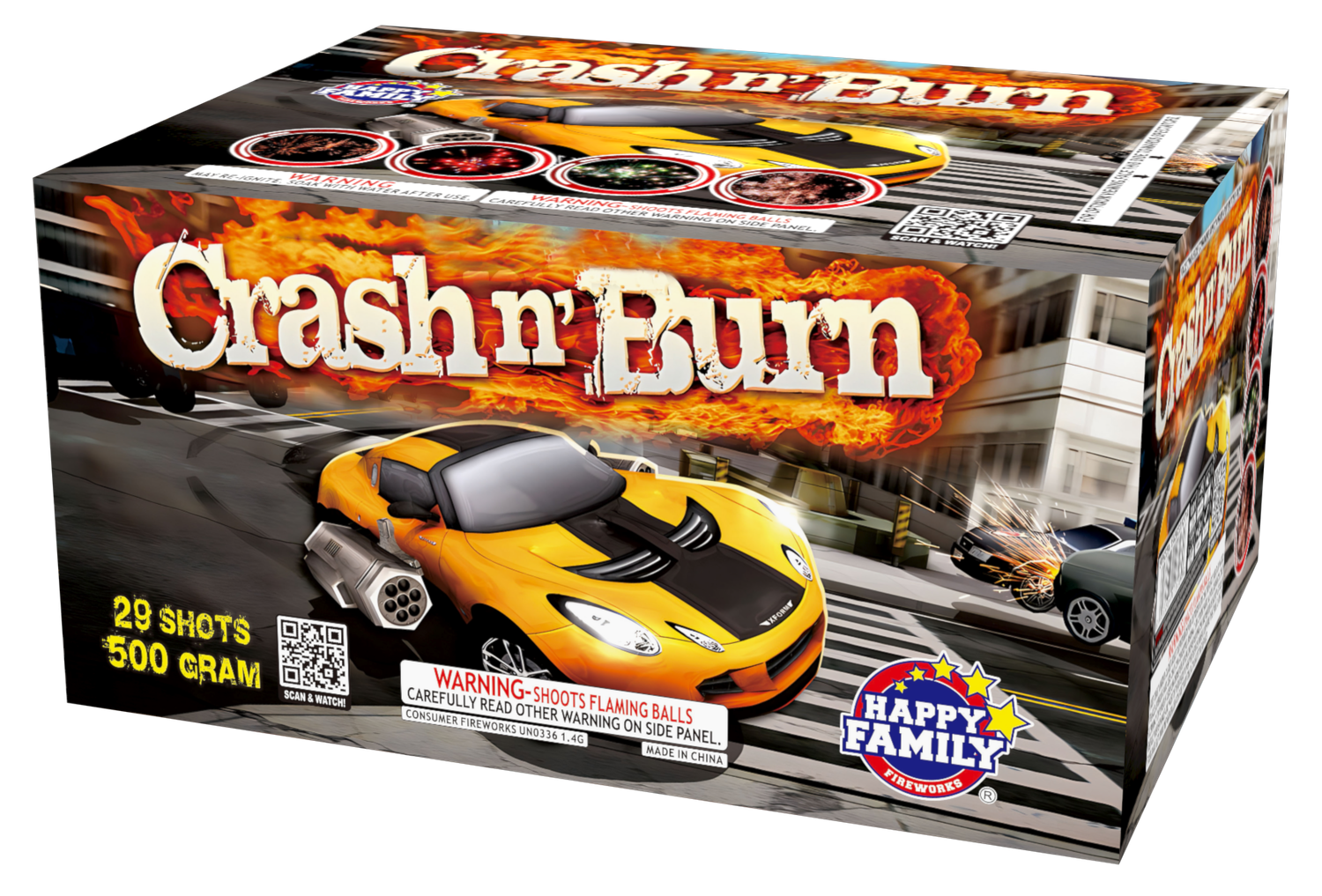 CRASH AND BURN 29 SHOTS