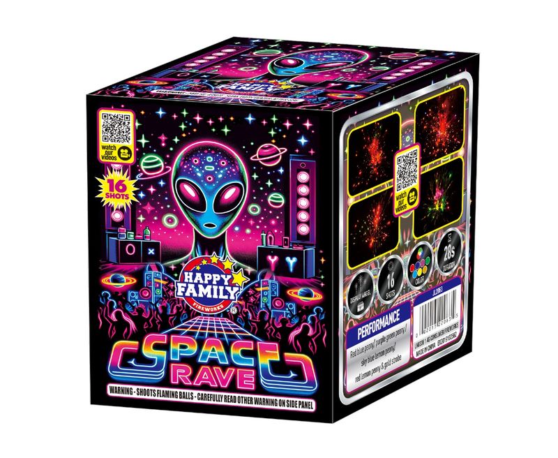 SPACE RAVE 16 SHOTS