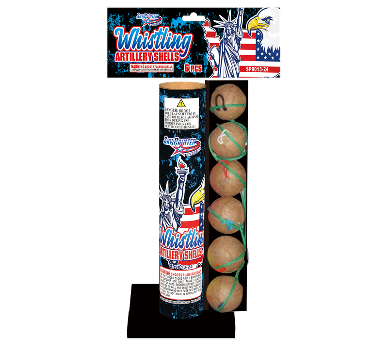 WHISTLING ARTILLERY SHELLS