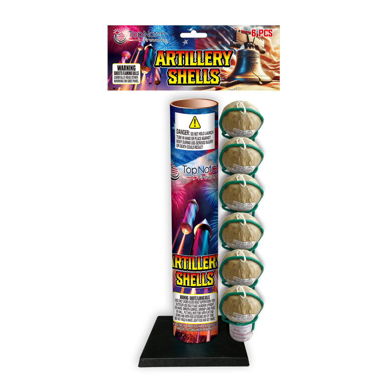 ARTILLERY SHELLS 6PCS PVC PACK