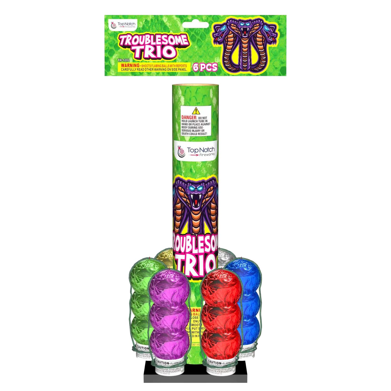 TROUBLESOME TRIO 6 SHOTS 18 BREAKS