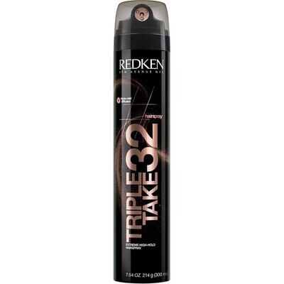 Redken Triple Take 32 Extreme High Hold Hairspray Redken Triple Take 32 Extreme High Hold Hairspray