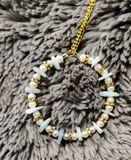 Aquamarine Stone Necklace - M.V.G Skart