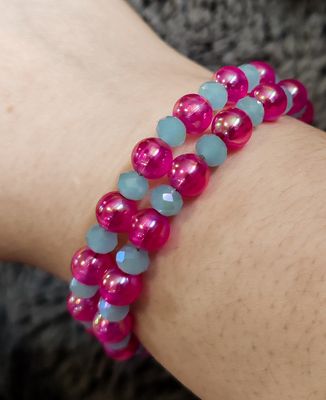 Pink &amp; Blue Bracelet - M.V.G Skart