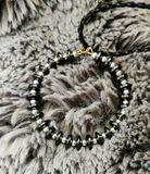 Hematite Circle Necklace - M.V.G Skart