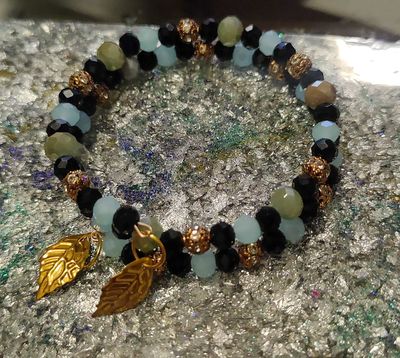 Blue &amp; Black Bracelet - M.V.G Skart