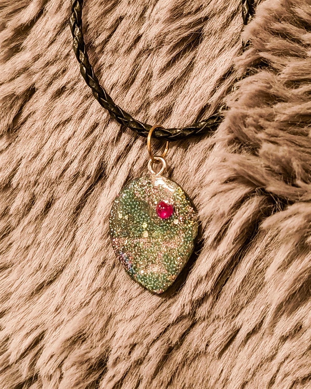 Green Drop Necklace - M.V.G Skart