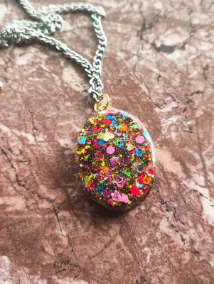 Sparkly Colour Necklace - M.V.G Skart