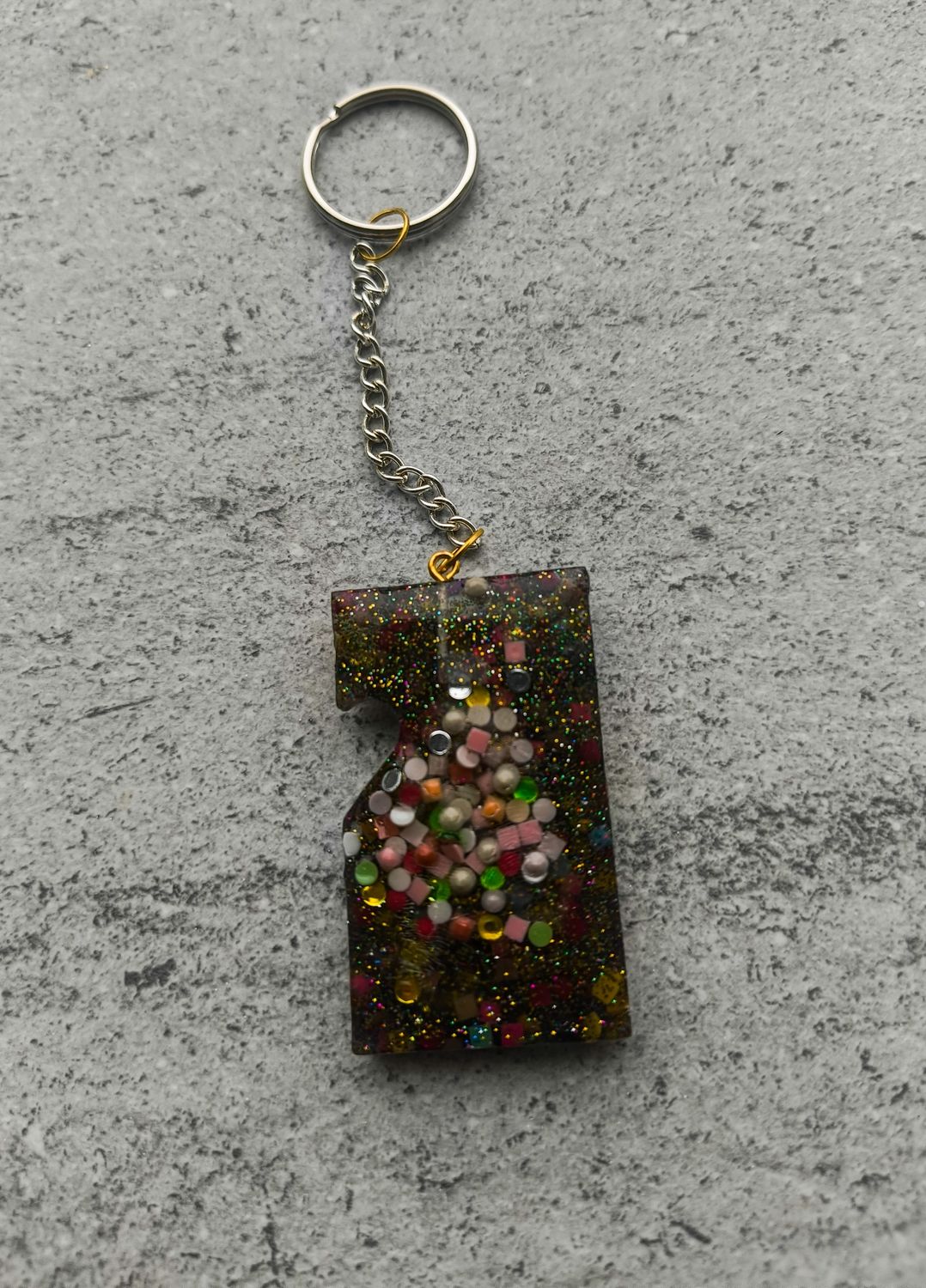 Diamond Resin Stone Keychain nr.2 - M.V.G Skart
