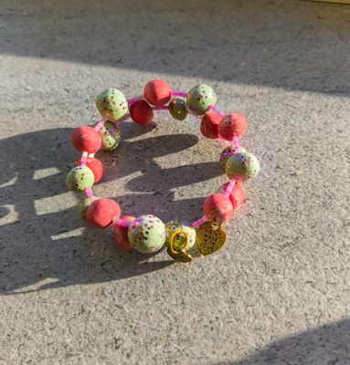 Strawberry Glitter Dream Bracelet - M.V.G Skart