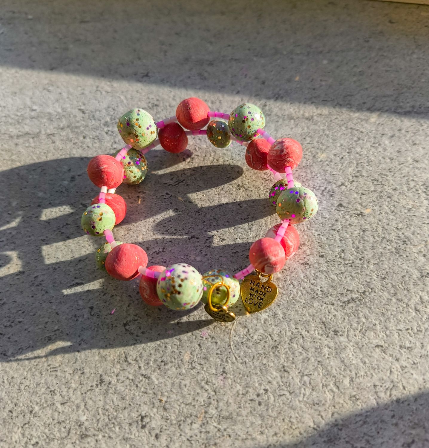 Strawberry Glitter Dream Bracelet - M.V.G Skart