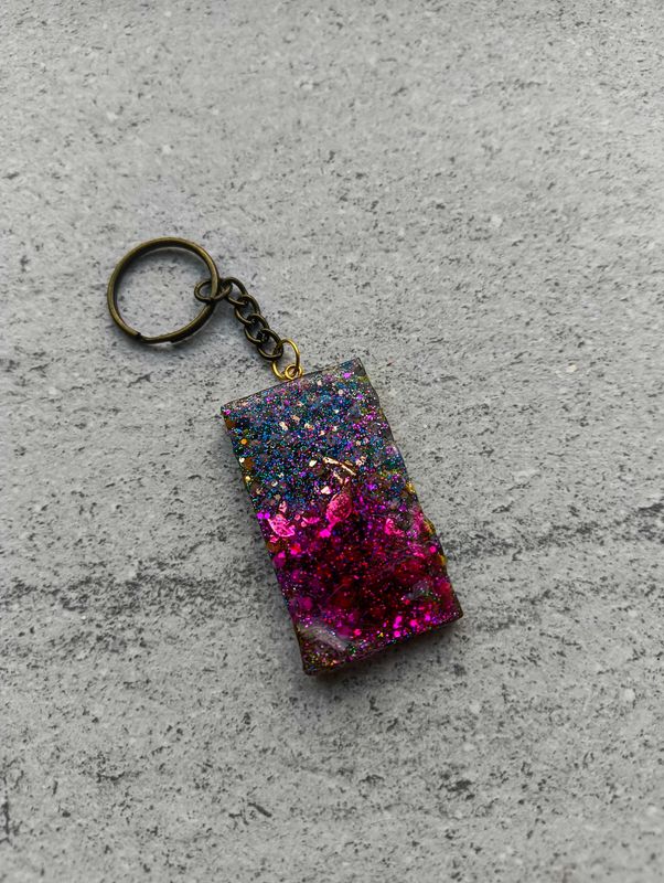 Pink &amp; Blue Keychain - M.V.G Skart