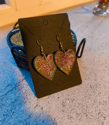 Midnight Heart Earrings - M.V.G Skart