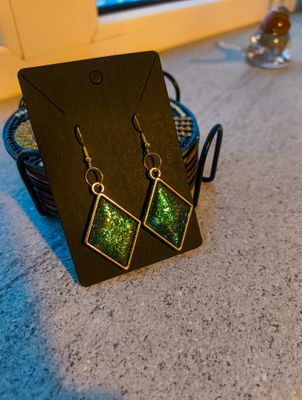 Green Spell Earrings - M.V.G Skart